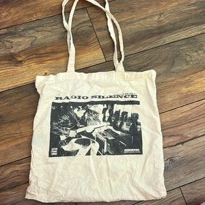 Radio Silence 92 mercer St NEW YORK CITY tote bag
